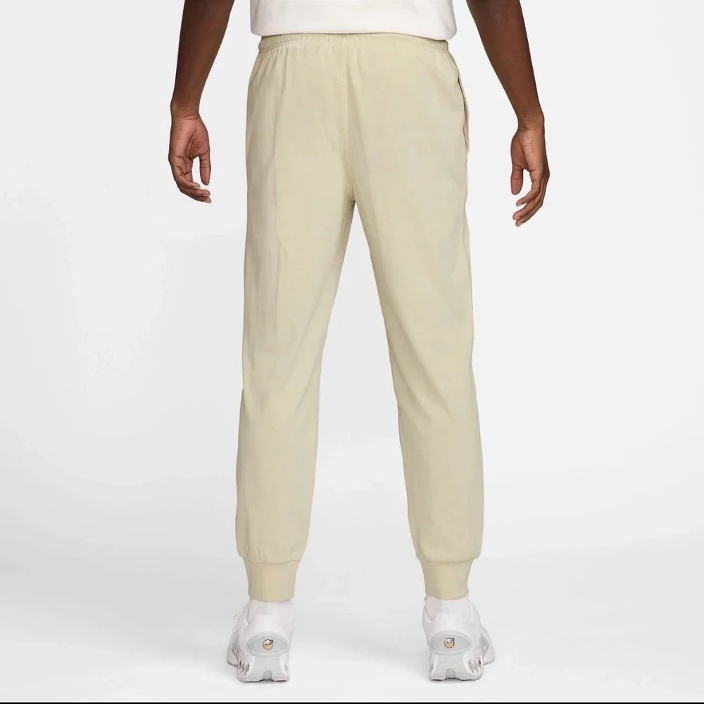 Nike Men's Beige Jogger Pants Elastic Waist‎ Pockets Size XL FQ4330-229